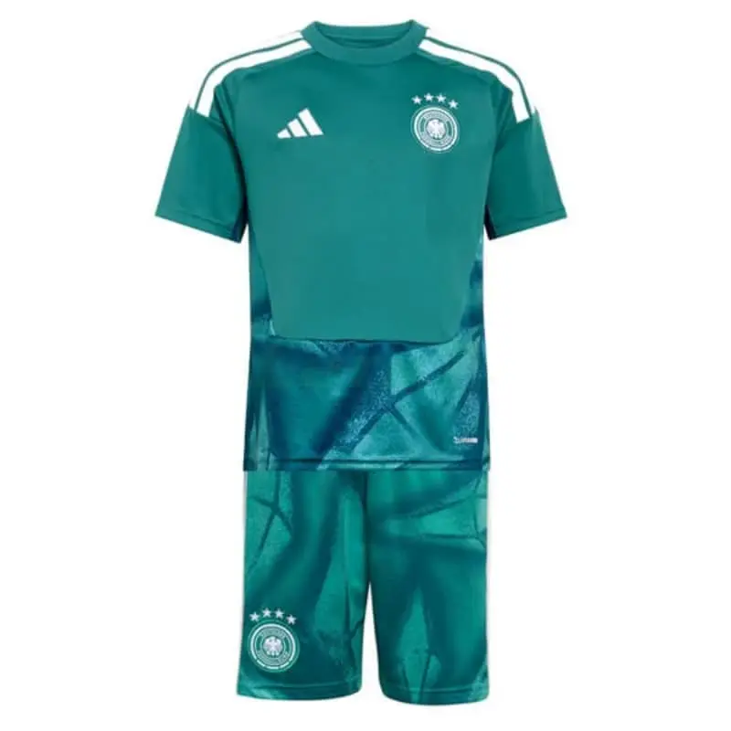 Camiseta de Portero Alemania 1ª Equipación Mundial 2026 Verde Niño Kit