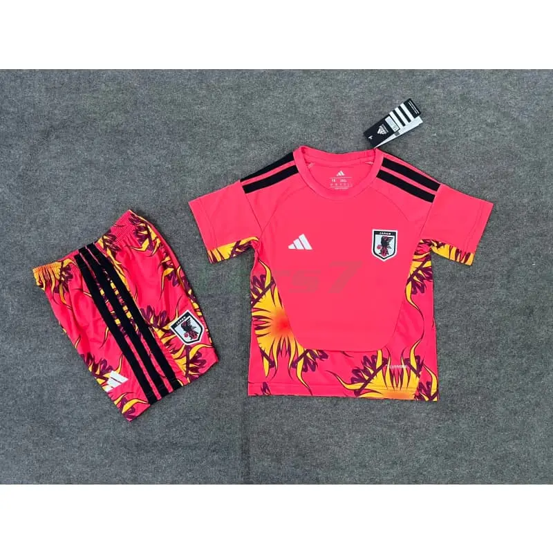 Camiseta de Portero Japón 1ª Equipación Mundial 2026 Rojo Niño Kit