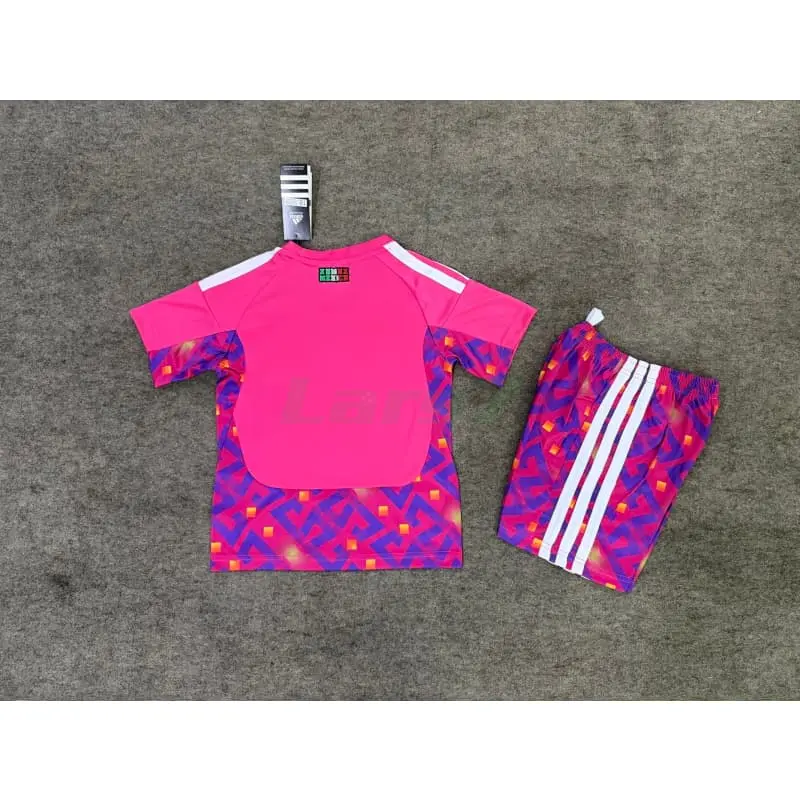 Camiseta de Portero México 1ª Equipación Mundial 2026 Rosa Niño Kit