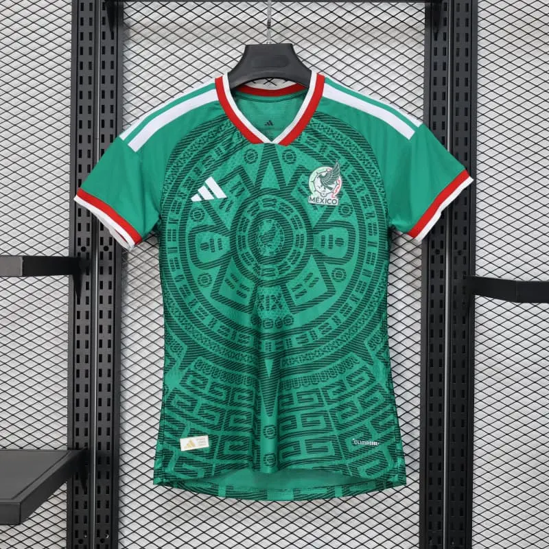 Camiseta México 1ª Equipación Mundial 2026 Verde Mujer (EDICIÓN JUGADOR)