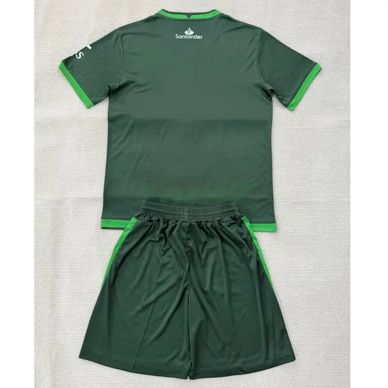 Camiseta Racing de Santander 2ª Equipación 2025/2026 Verde Niño Kit