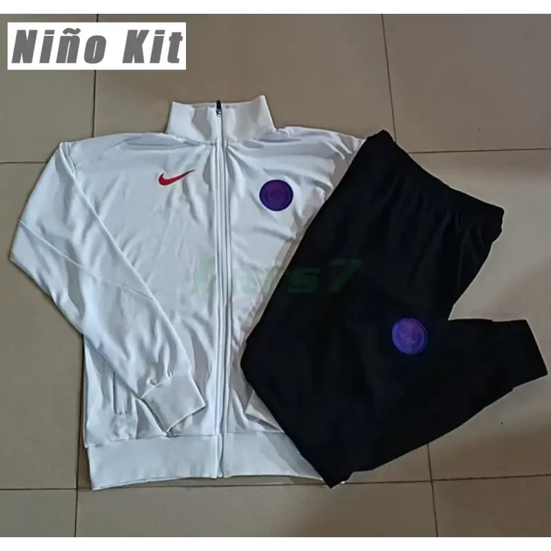 Chandal PSG 2025/2026 Niño Blanco/Azul