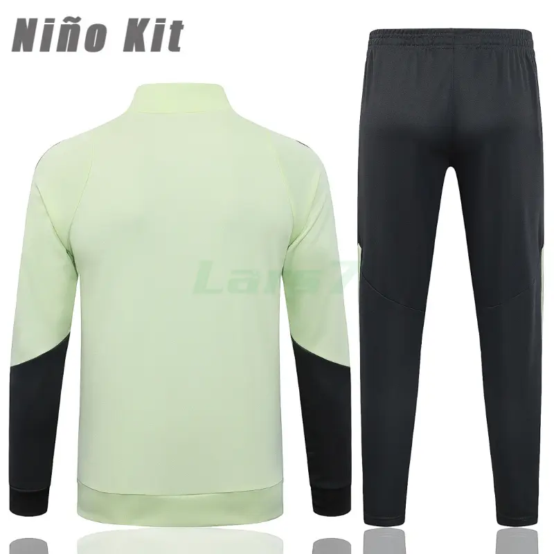 Chandal Real Madrid 2025/2026 Niño Verde Claro/Gris