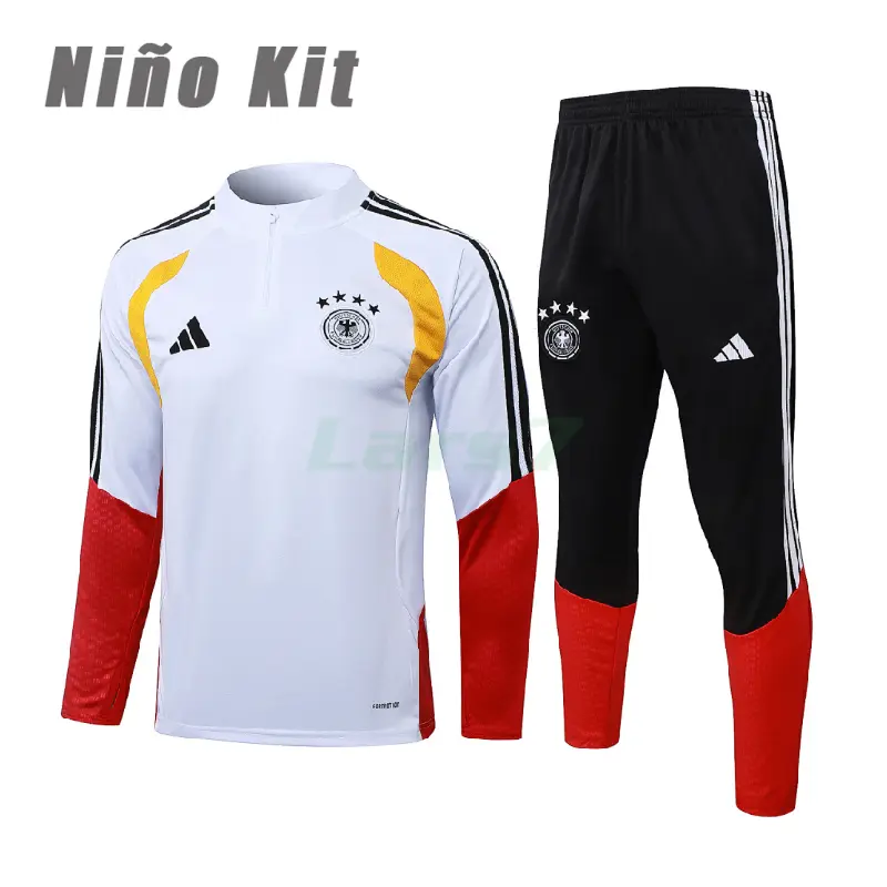 Sudadera de Entrenamiento Alemania 2026 Niño Kit Blanco