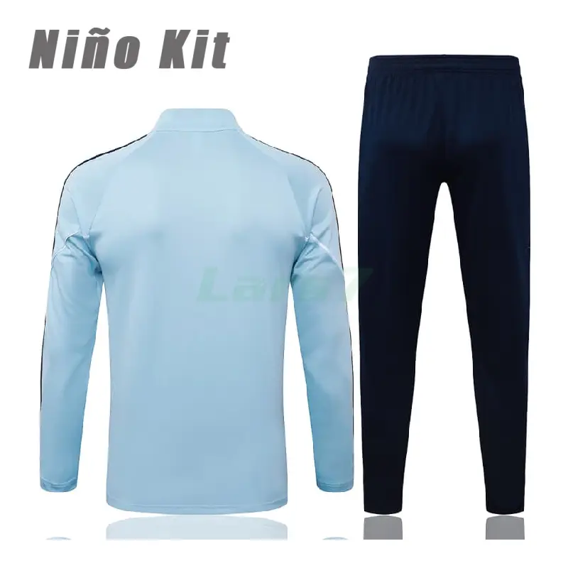 Sudadera De Entrenamiento Manchester City 2025/2026 Niño Kit Azul Claro