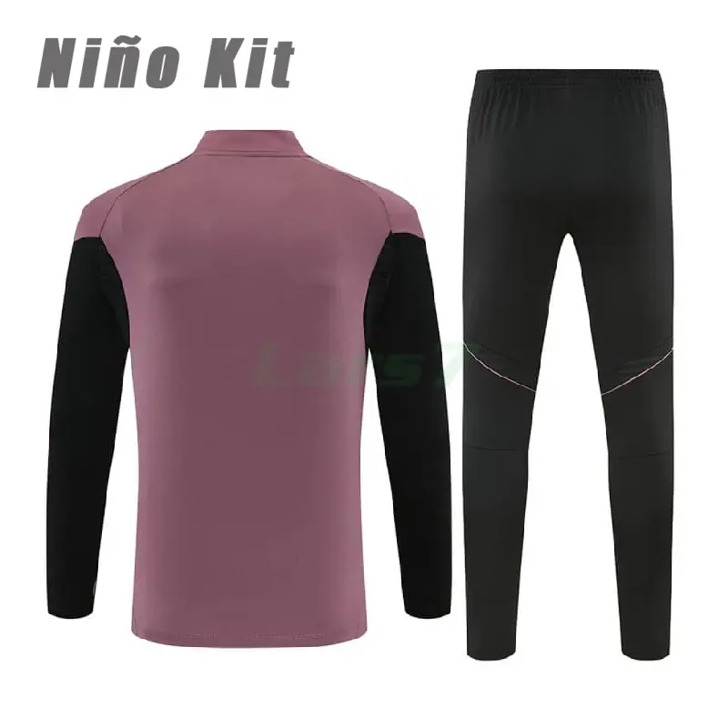 Sudadera De Entrenamiento Real Madrid 2025/2026 Niño Kit Rosa Apagado