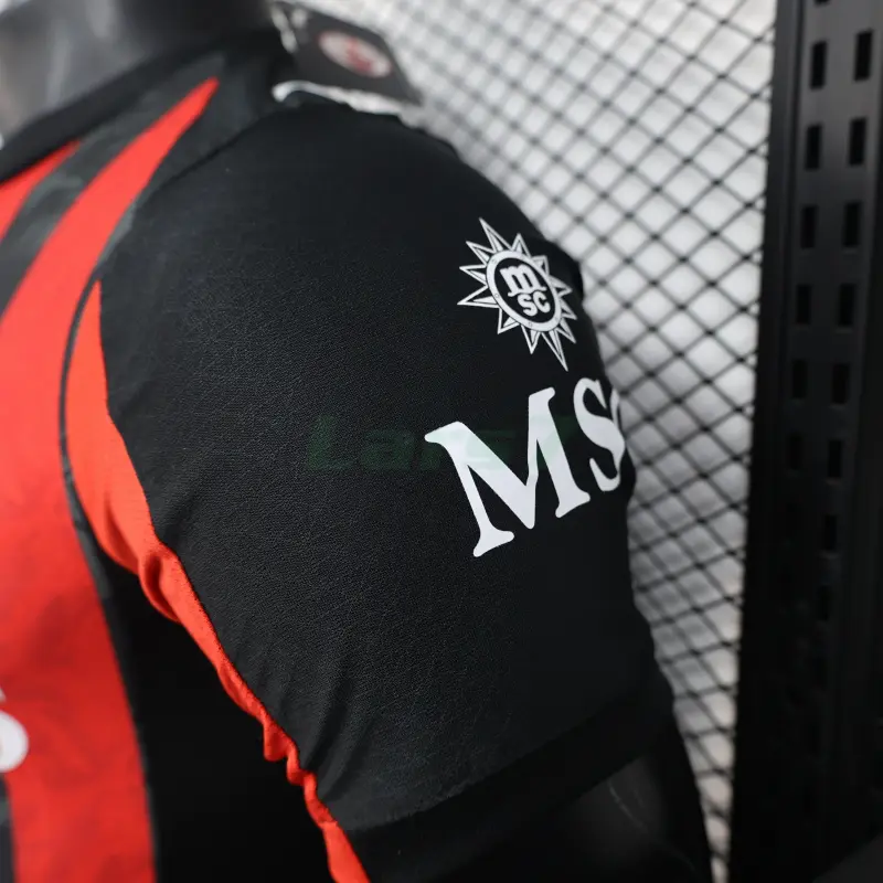 Camiseta AC Milan 1ª Equipación 2025/2026 Rojo/Negro (EDICIÓN JUGADOR)