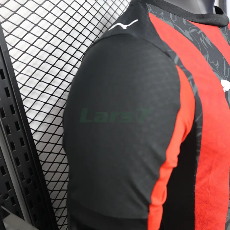 Camiseta AC Milan 1ª Equipación 2025/2026 Rojo/Negro (EDICIÓN JUGADOR)