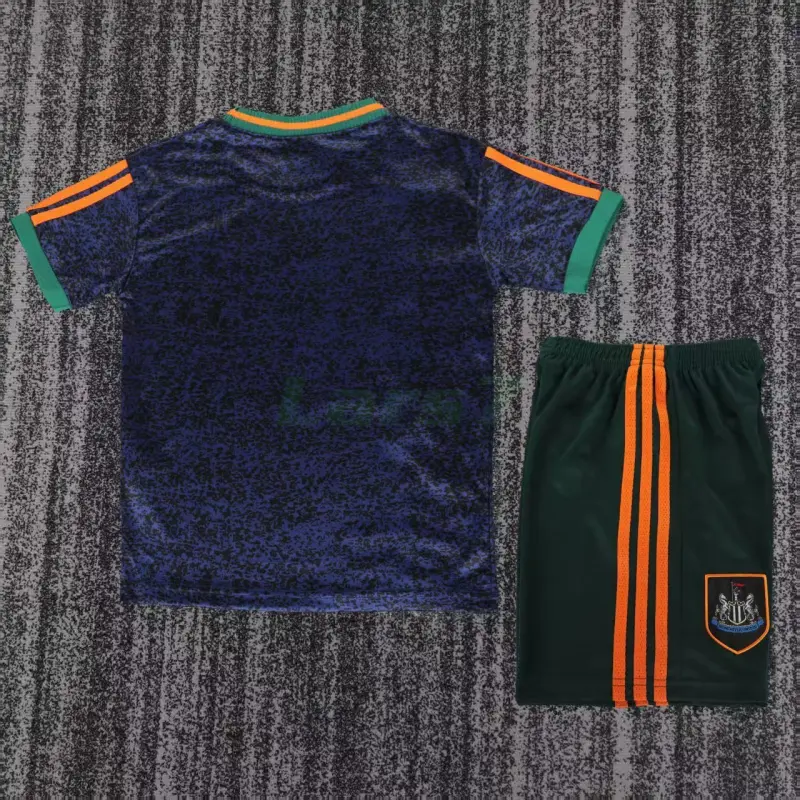 Camiseta Newcastle United 2ª Equipación Retro 1997/98 Azul Oscuro Niño Kit