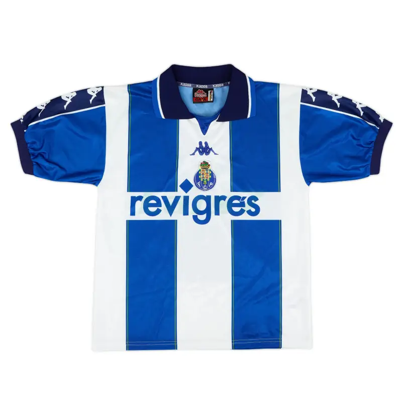 Camiseta Porto 1ª Equipación Retro 1999/00 Blanco/Azul