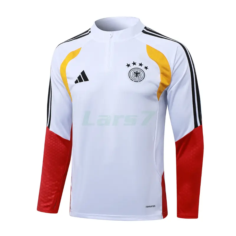 Sudadera de Entrenamiento Alemania 2026 Blanco/Rojo