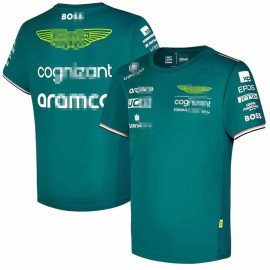 Camiseta Aston Martin Aramco Cognizant F1 2023 Verde