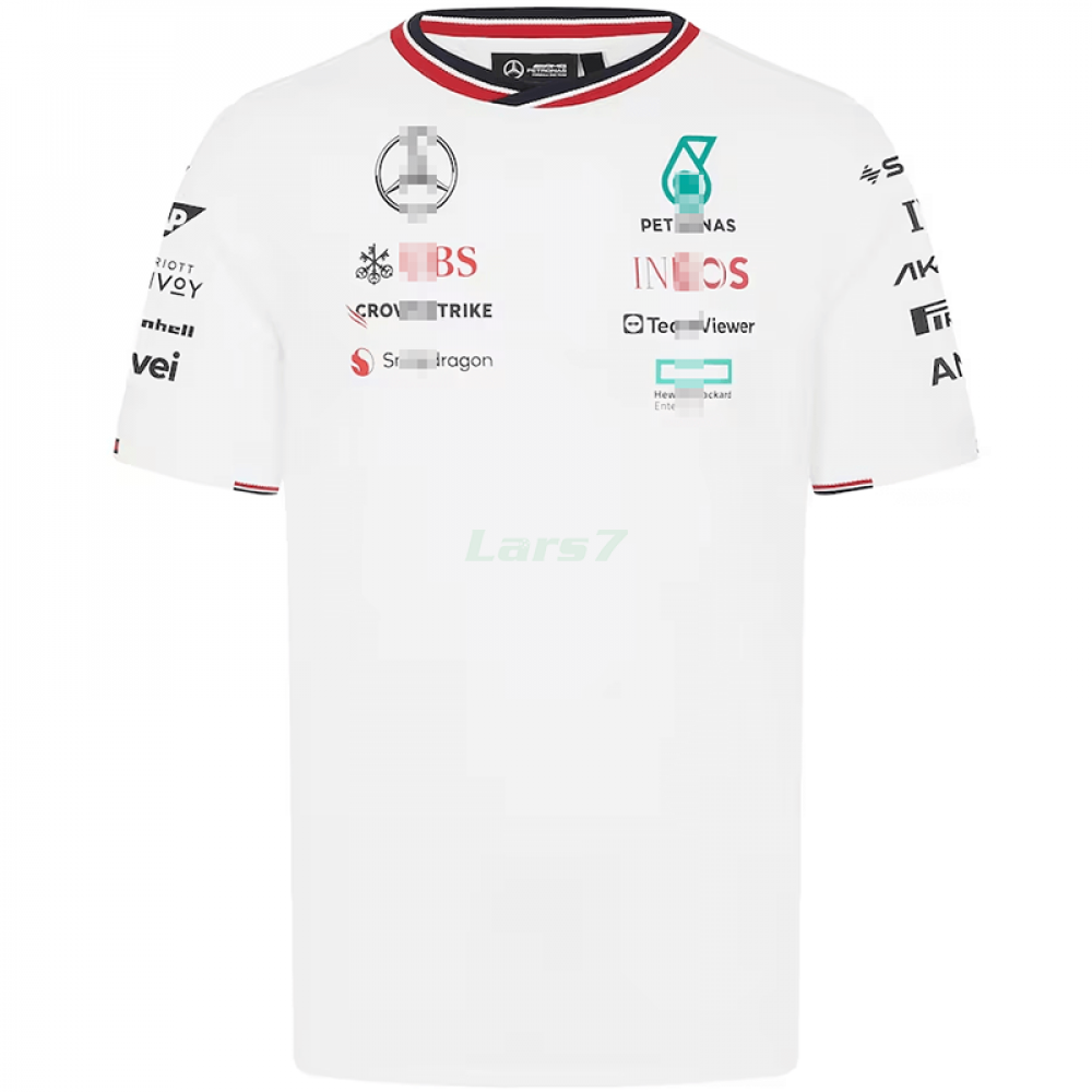 Camiseta Mercedes AMG Petronas F1 2024 Blanco