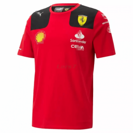 Camiseta Scuderia Ferrari F1 2023 Carlos Sainz #55 Rojo