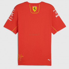 Camiseta Scuderia Ferrari F1 2024 Carlos Sainz #55 Rojo