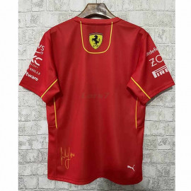 Camiseta Scuderia Ferrari F1 2024 Carlos Sainz #55 Rojo