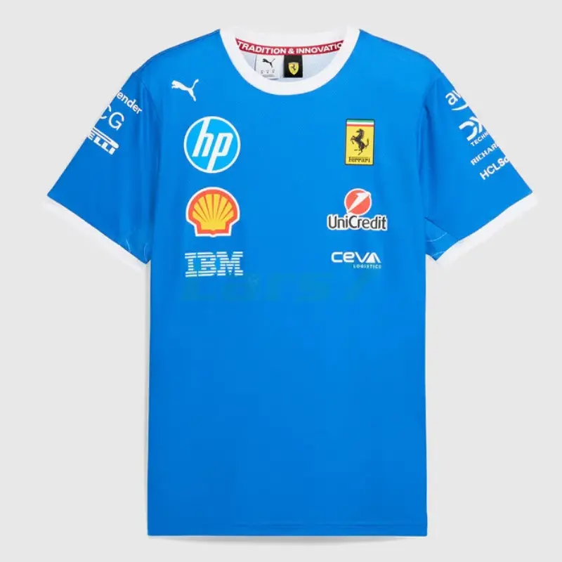 Camiseta Scuderia Ferrari F1 2025 Azul