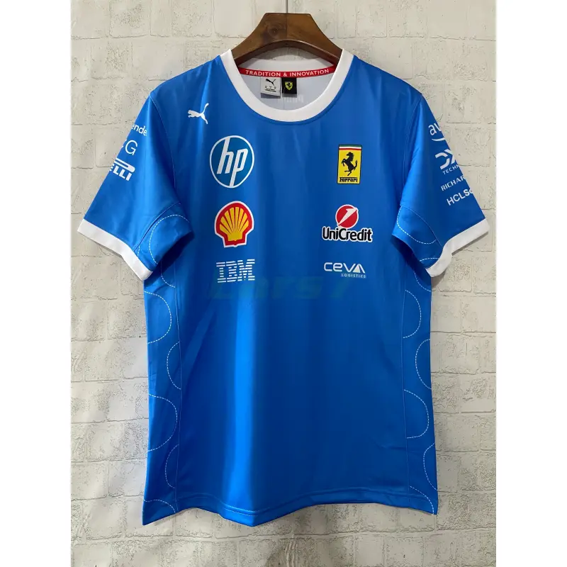 Camiseta Scuderia Ferrari F1 2025 Azul