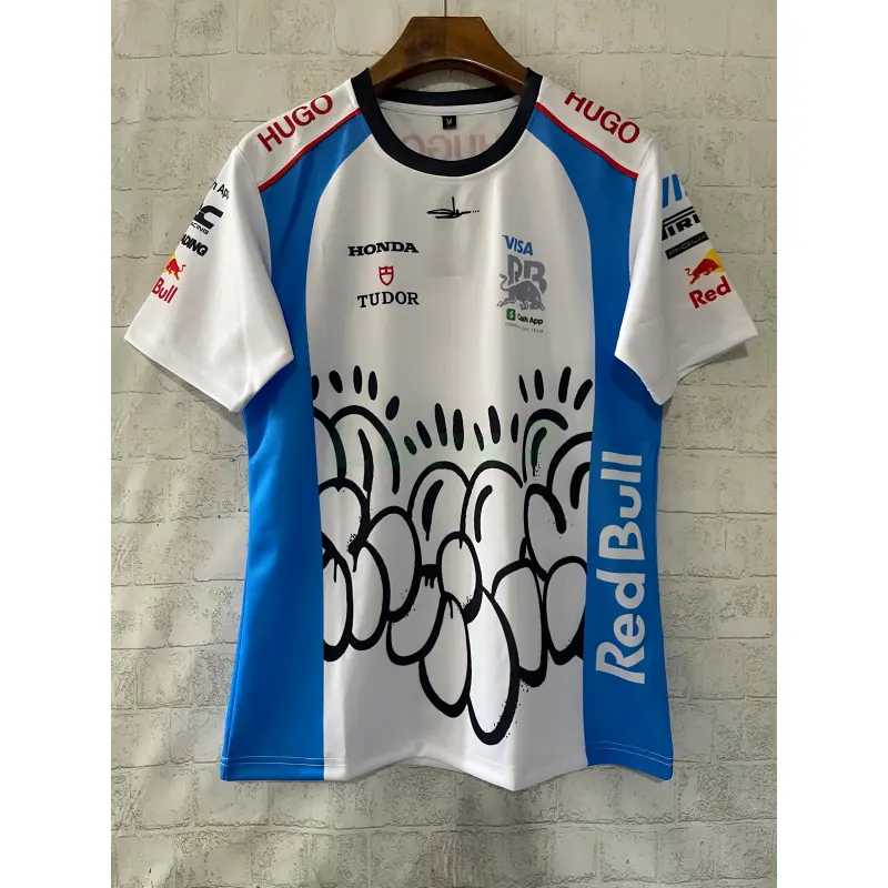 Camiseta Visa Cash App Racing Bulls Silverstone GP Blanco