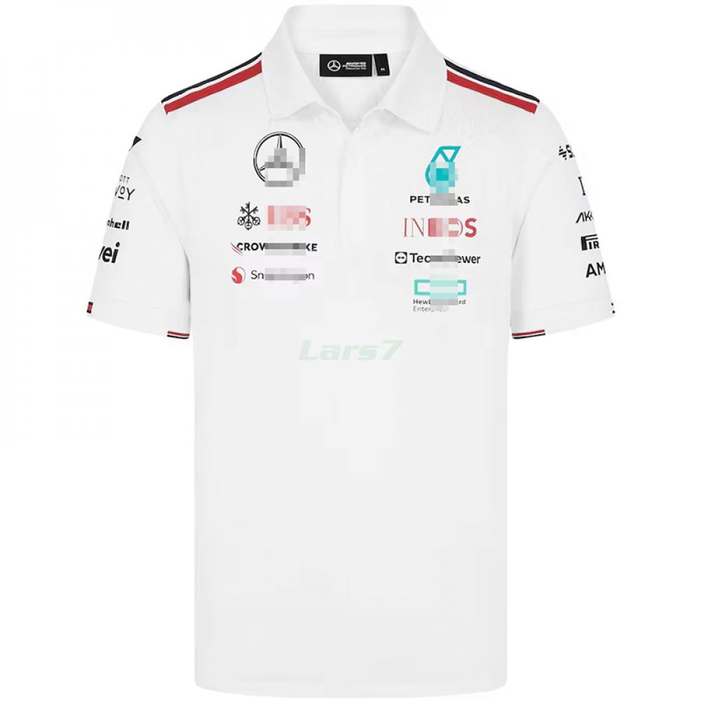 Polo Mercedes AMG Petronas F1 2024 Blanco