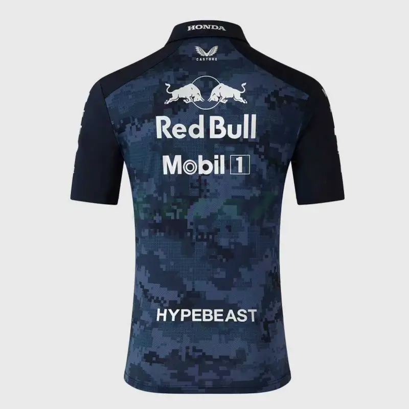 Polo Red Bull Racing F1 x HypeBeast 2025 Edición Especial Azul