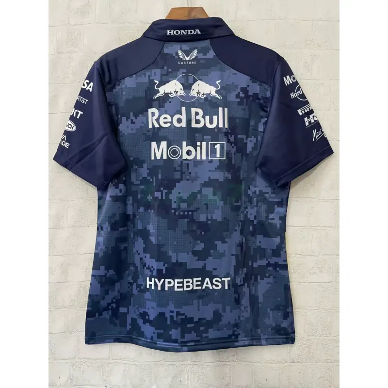 Polo Red Bull Racing F1 x HypeBeast 2025 Edición Especial Azul