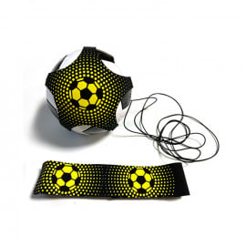 Entrenador de fútbol con cinturón ajustable para niños, adultos y principiantes - Futbol Amarillo