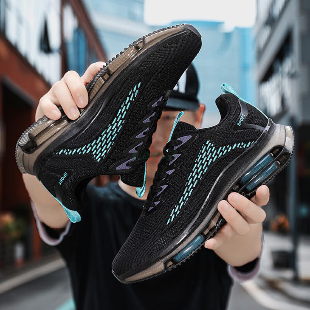 Zapatillas De Running Para Hombre Amortiguaci?�n De Aire Zapatillas De Malla Modelos Finos (#39 