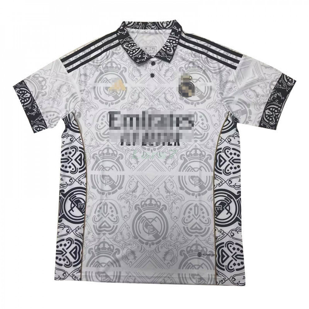 Camiseta Real Madrid 2023/2024 Negro/Blanco Especial Edición 