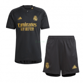 1 : 1 Tailandia Calidad 2023 2024 Real madrid Tercera Camiseta Negro  BELLINGHAM VINI JR . RODRYGO Personalización Personalizar Nombre Número  Camisetas