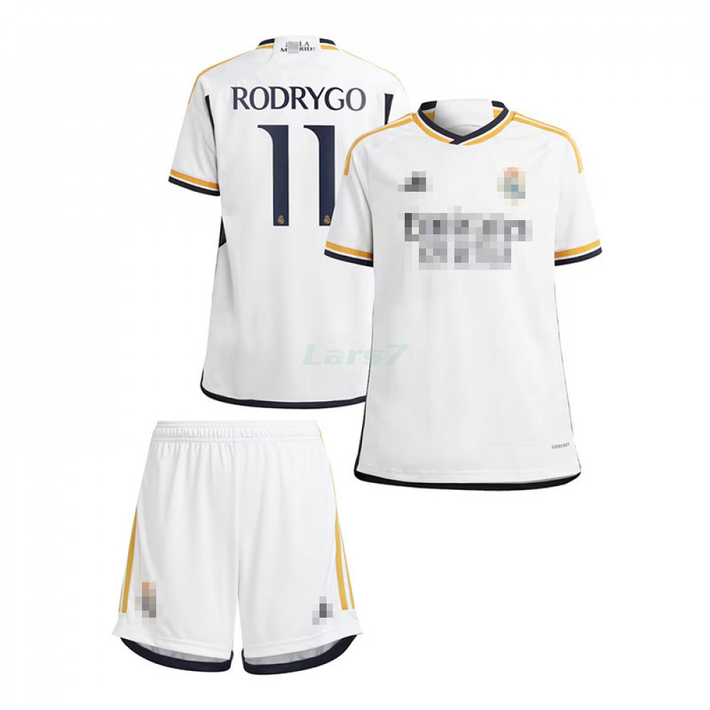 Camiseta Real Madrid Niño Primera Equipación Blanca 21/22