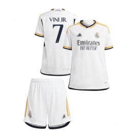 Camiseta Vini Jr. 7 Real Madrid 1ª Equipación 2023/2024 Niño Kit