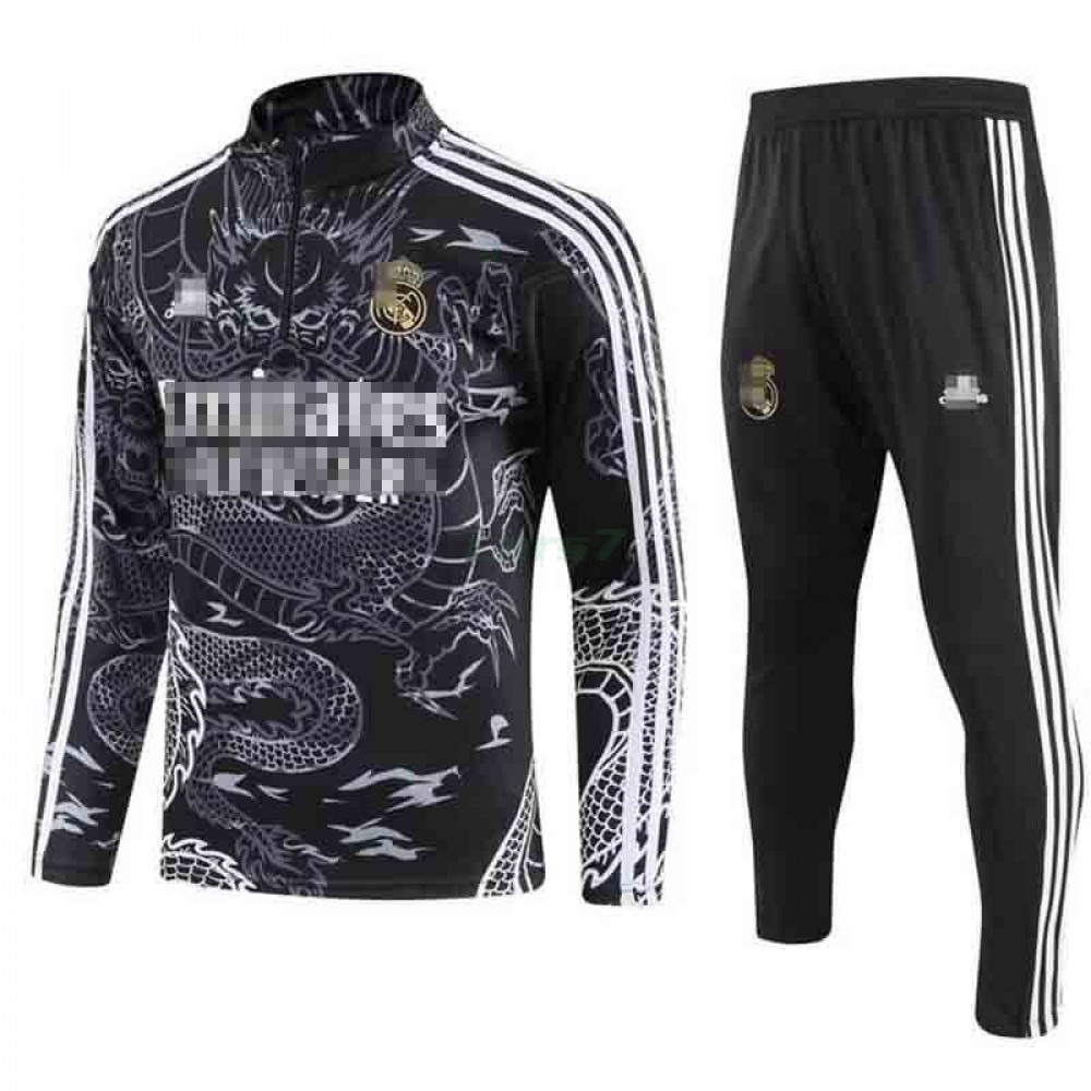 Chandal Real Madrid 2023/2024 Blanco/Negro