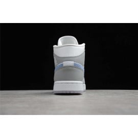 Air Jordan 1 Corte Medio Blanco/Gris/Azul