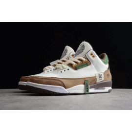 Air Jordan 3 Retro Blanco/Marrón