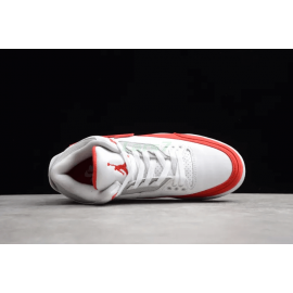 Air Jordan 3 Blanco/Rojo