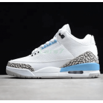 Air Jordan 3 “UNC” Blanco/Azul Claro