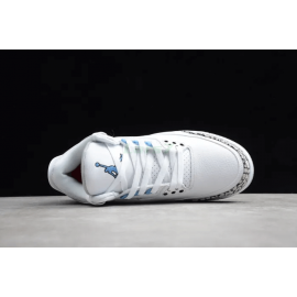 Air Jordan 3 “UNC” Blanco/Azul Claro