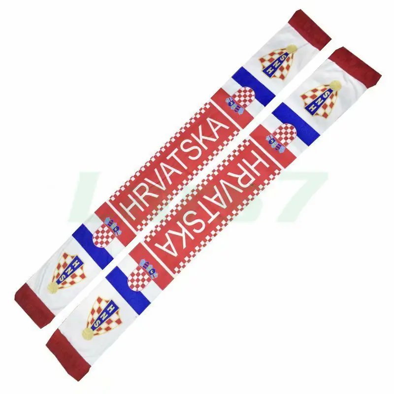 Bufanda Croacia Rojo/Blanco