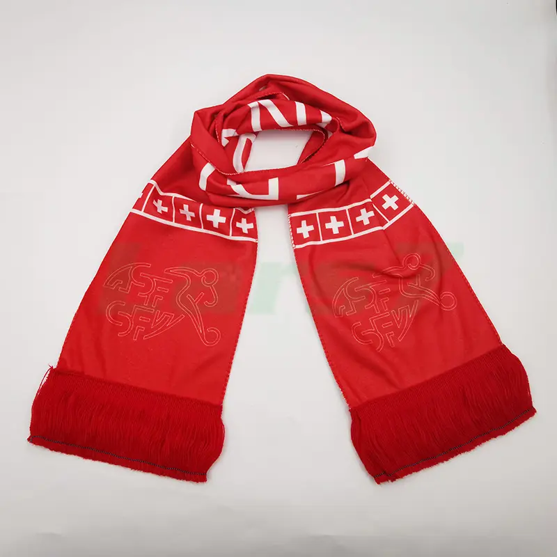 Bufanda Suiza Rojo