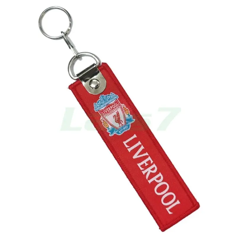 Llavero tejido con impresión Liverpool