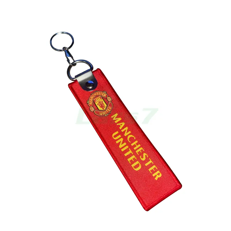 Llavero tejido con impresión Manchester United