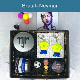 Conjunto de Muñeco regalo Fútbol Messi/Cristiano Ronaldo/Neymar 