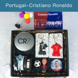 Conjunto de Muñeco regalo Fútbol Messi/Cristiano Ronaldo/Neymar 