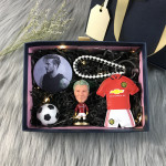 Conjunto Regalo de Cuatro Piezas para Muñeco Fútbol Ramos / Modrić / Suárez